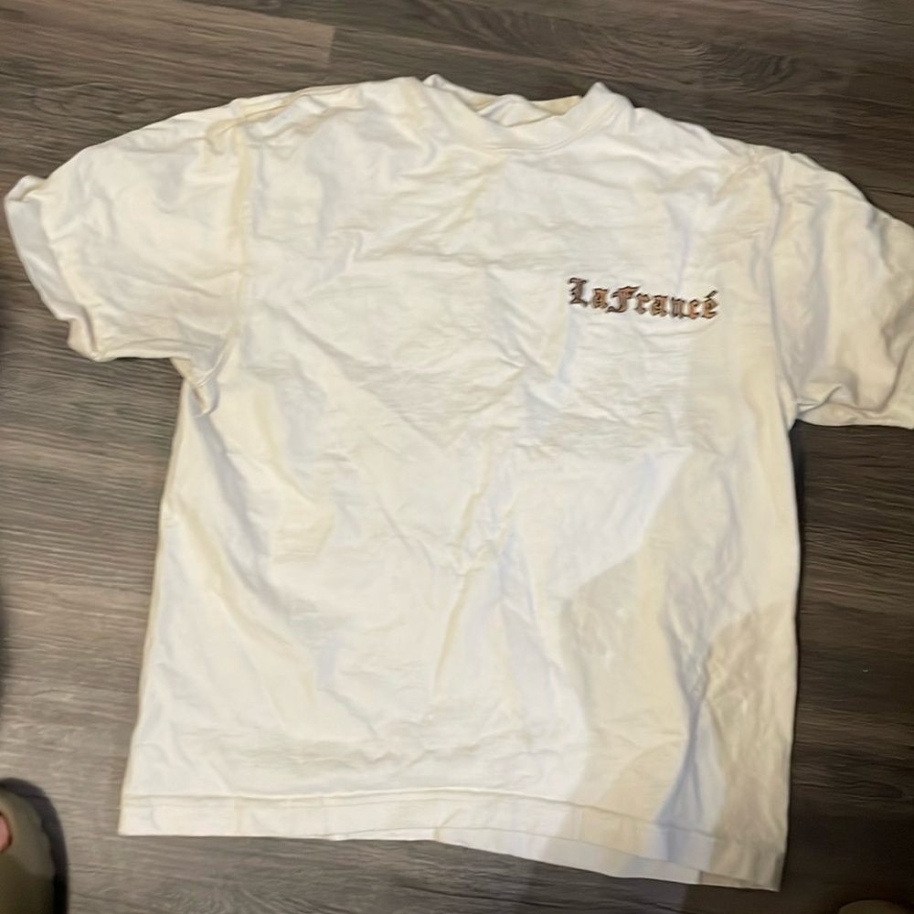 Lafrance t shirt, size medium, previously worn , good condition